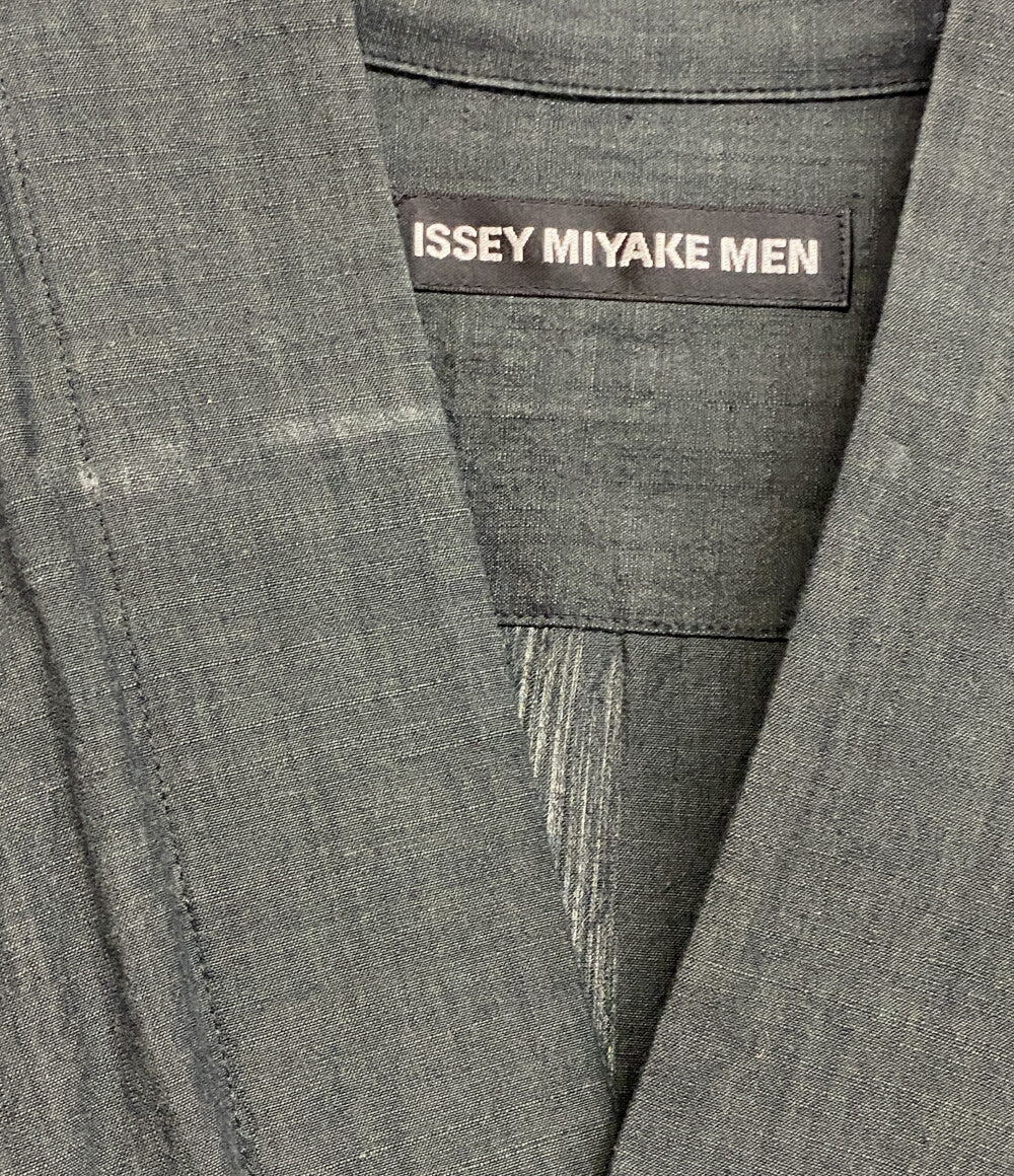 ISSEY MIYAKE MEN 作務衣 シャツ 18ss ME81FJ196 メンズ SIZE 3 イッセイミヤケ メン