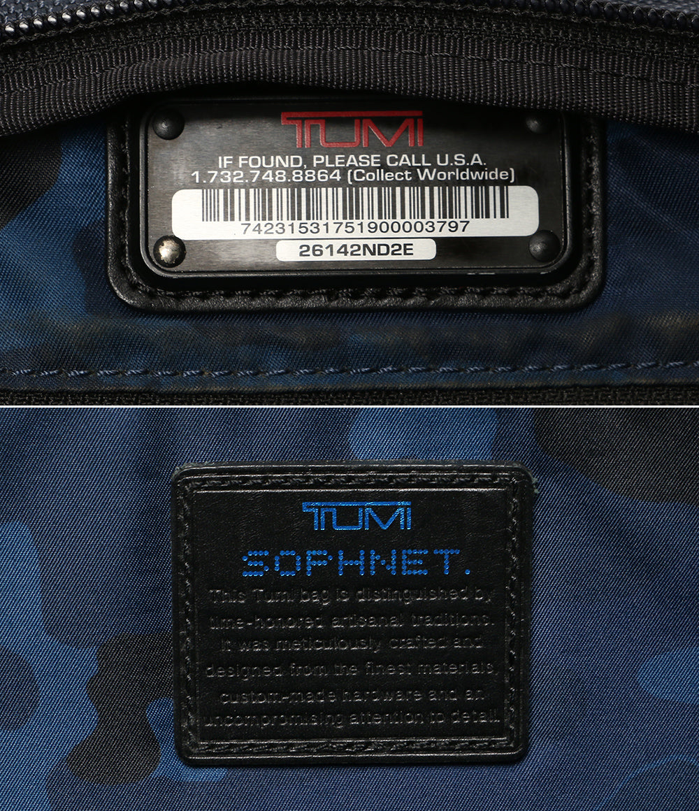 TUMI ショルダーバッグ ネイビー 2way sophnet メンズ トゥミ