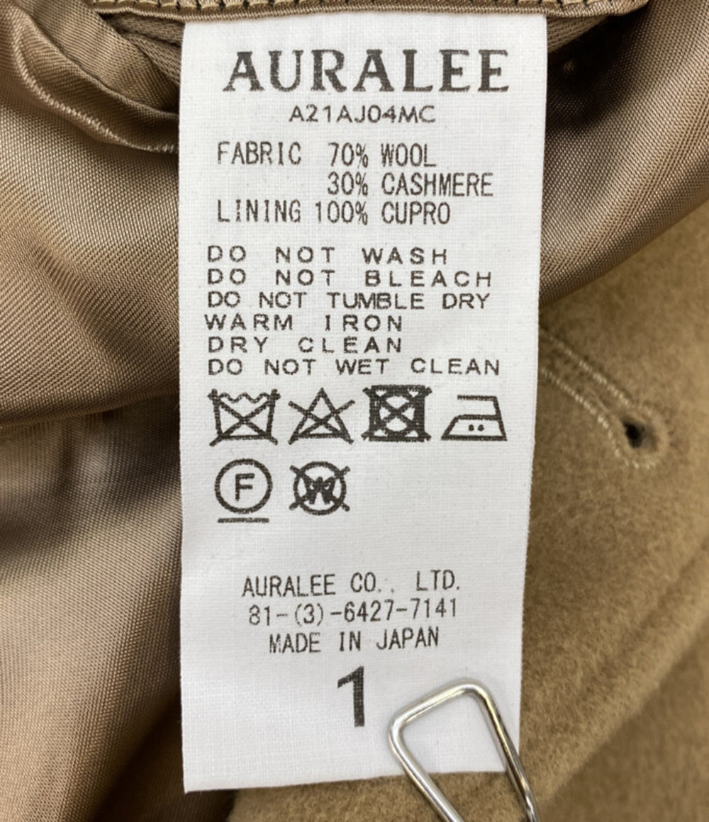 AURALEE コート ウールカシミヤ キャメル A21AJ04MC レディース SIZE 1 オーラリー