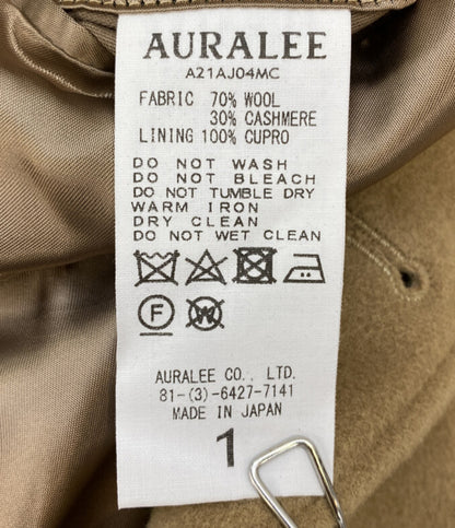 AURALEE コート ウールカシミヤ キャメル A21AJ04MC レディース SIZE 1 オーラリー