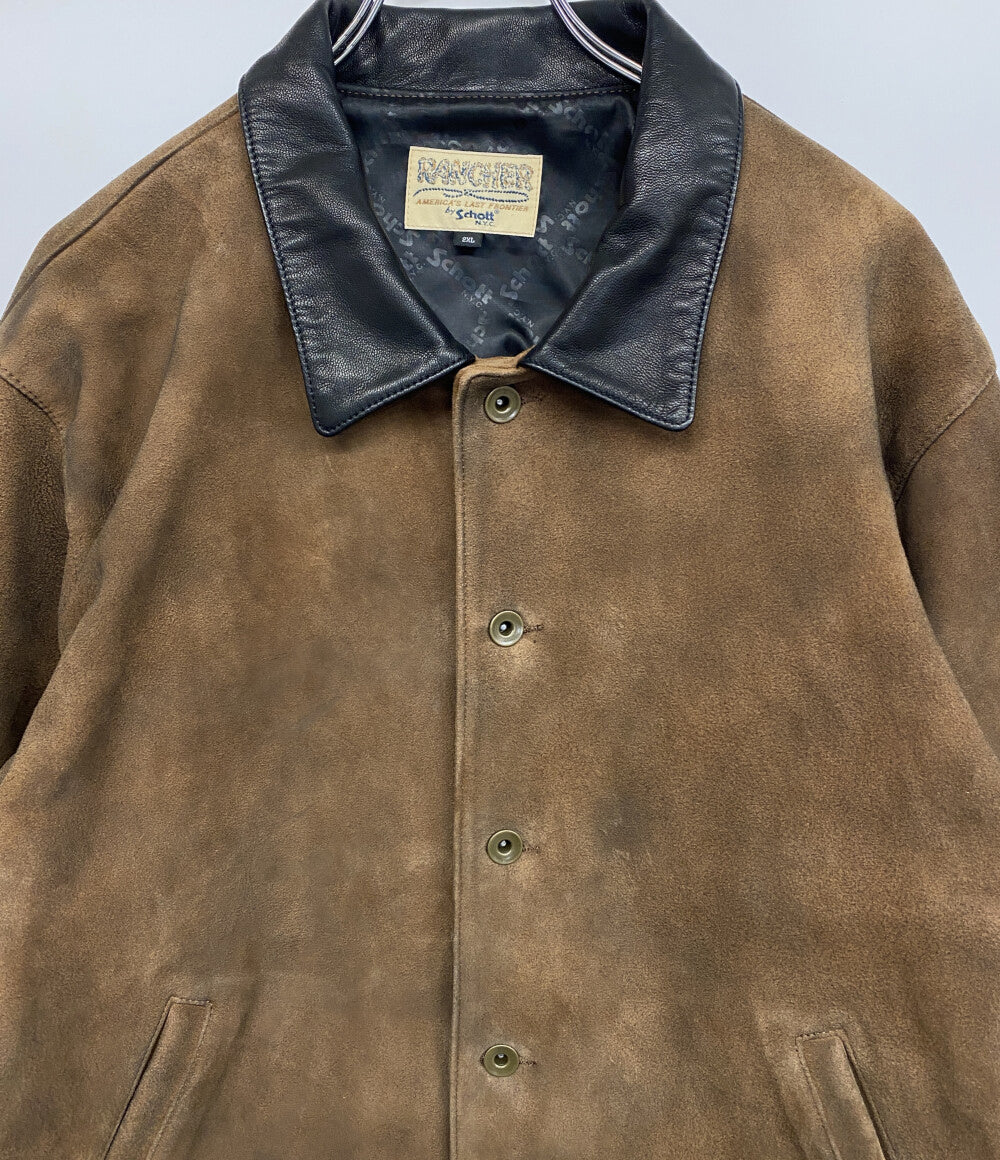 SCHOTT ジャケット NEWBIE SUEDE LEATHER JACKET メンズ SIZE 2XL ショット
