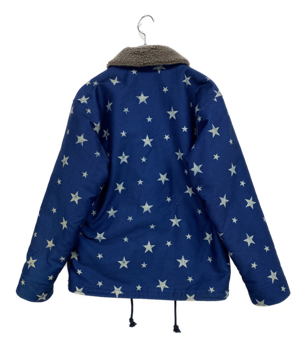 CALEE ブルゾン Star Pattern N-1 Type Deck Jacket BLUE メンズ SIZE