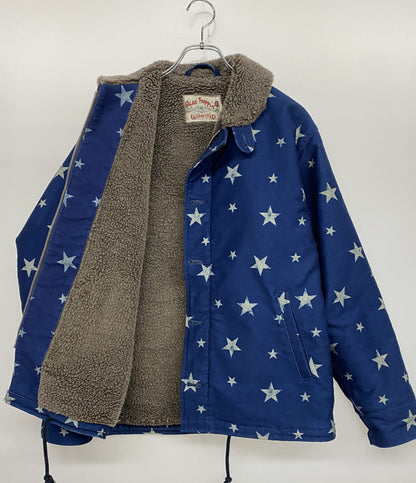 CALEE ブルゾン Star Pattern N-1 Type Deck Jacket BLUE メンズ SIZE M キャリー