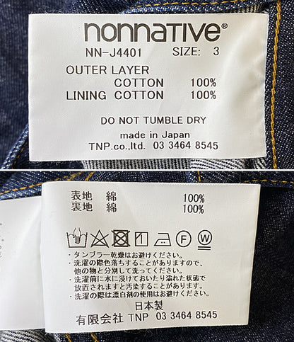 nonnative デニムジャケット NN-J4401 メンズ SIZE 3 ノンネイティブ