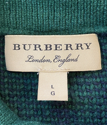 BURBERRY ニット グリーン メンズ SIZE L バーバリー