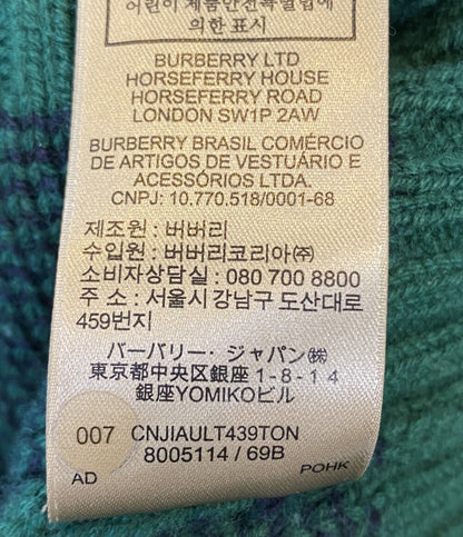 BURBERRY ニット グリーン メンズ SIZE L バーバリー