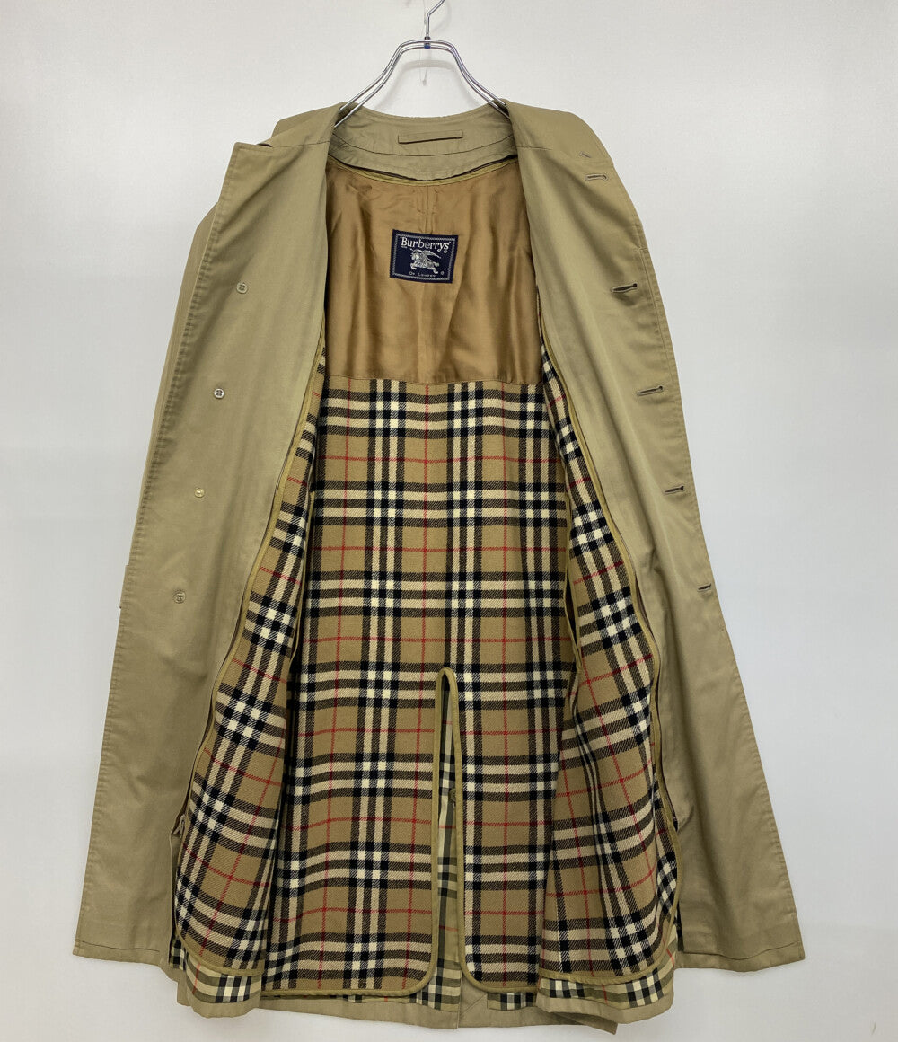 BURBERRY London ステンカラーコート ベージュ ライナー付き メンズ SIZE 36 バーバリーロンドン