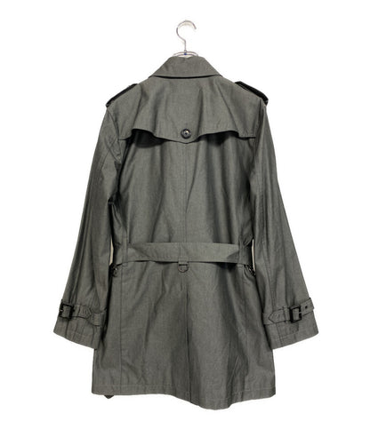 BURBERRY BLACK LABEL トレンチコート キルティング裏地 グレー D1A4460806 メンズ SIZE L バーバリーブラックレーベル