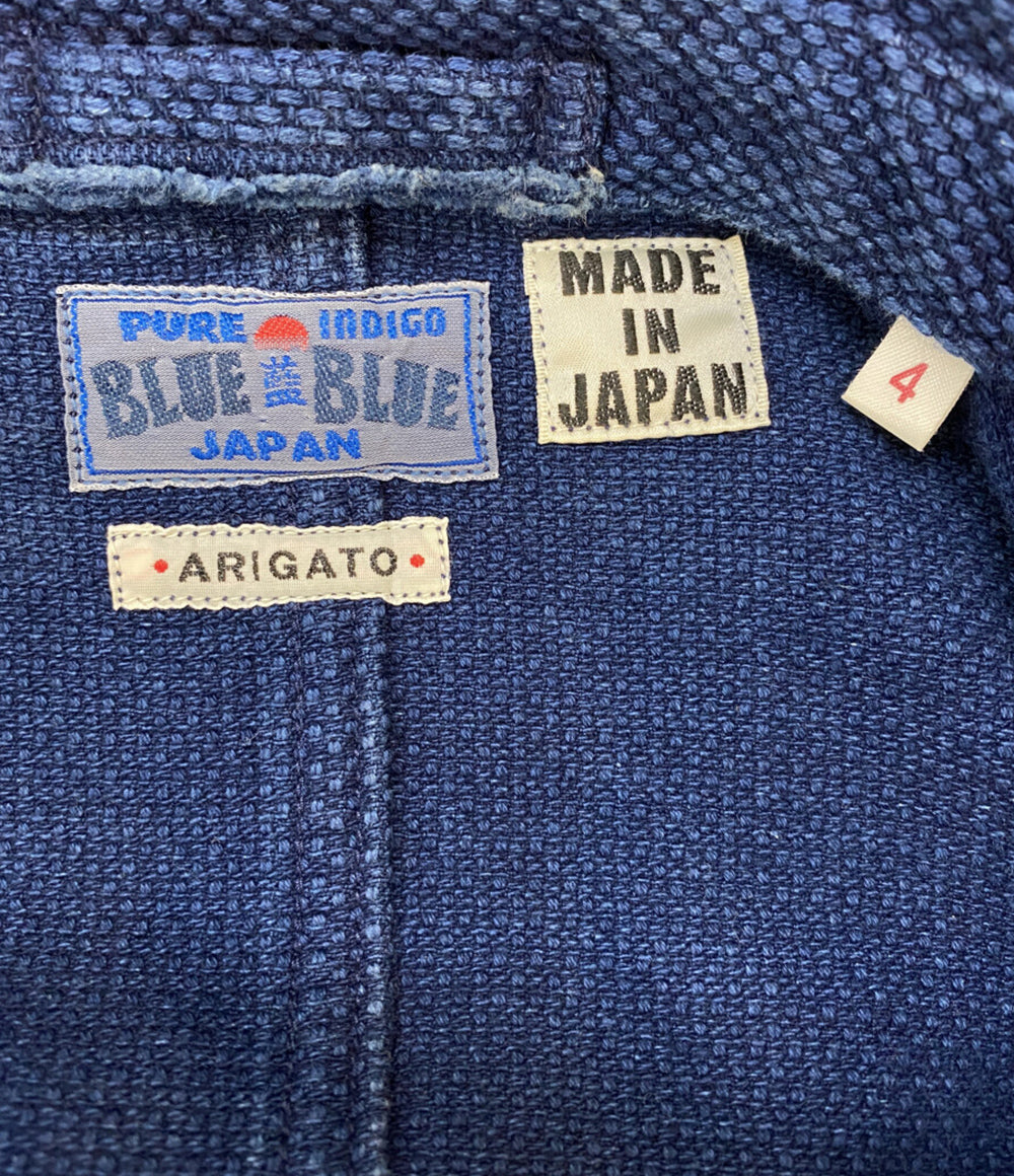 BLUE BLUE カバーオール 本藍刺子 700052-465 メンズ SIZE 4 ブルー