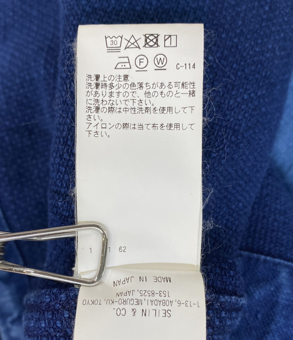 BLUE BLUE カバーオール 本藍刺子 700052-465 メンズ SIZE 4 ブルー