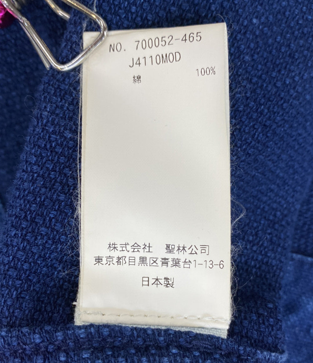 BLUE BLUE カバーオール 本藍刺子 700052-465 メンズ SIZE 4 ブルー