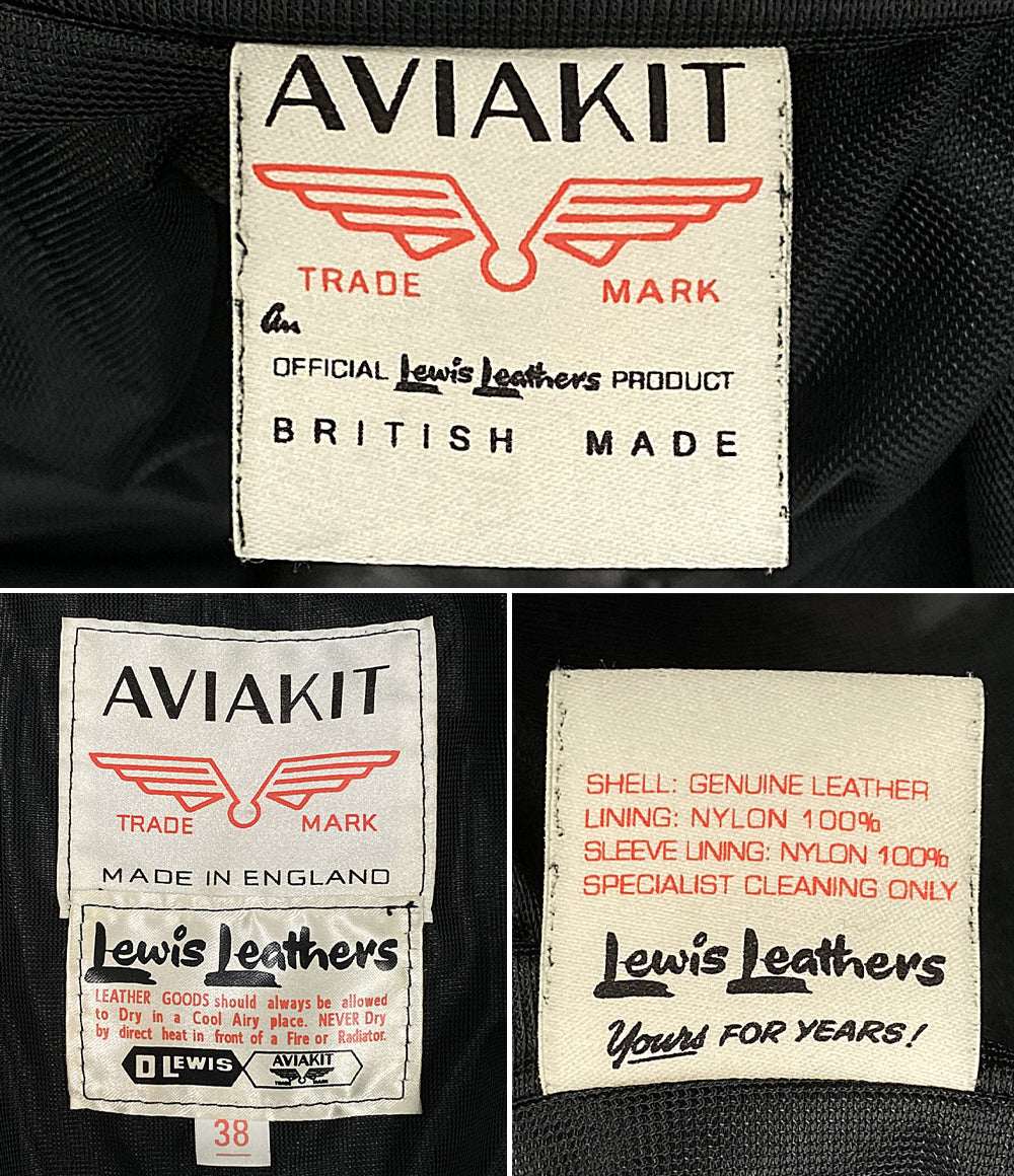 Lewis Leathers ダブルライダースジャケット AVIAKIT メンズ SIZE 38 ルイスレザー