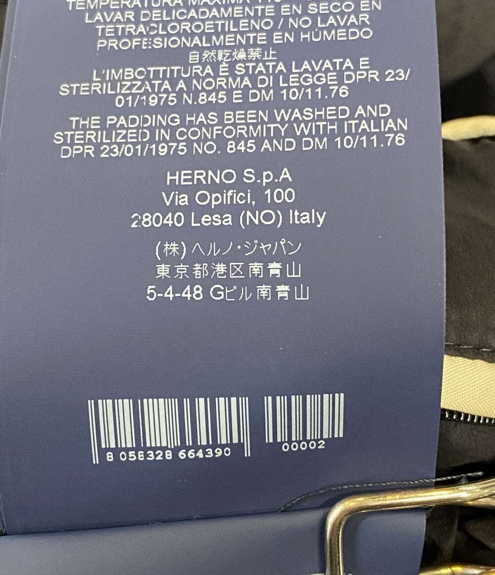 HERNO ダウンジャケット コート イル カッポット PI007ULE-19288-9200 メンズ SIZE 46 ヘルノ