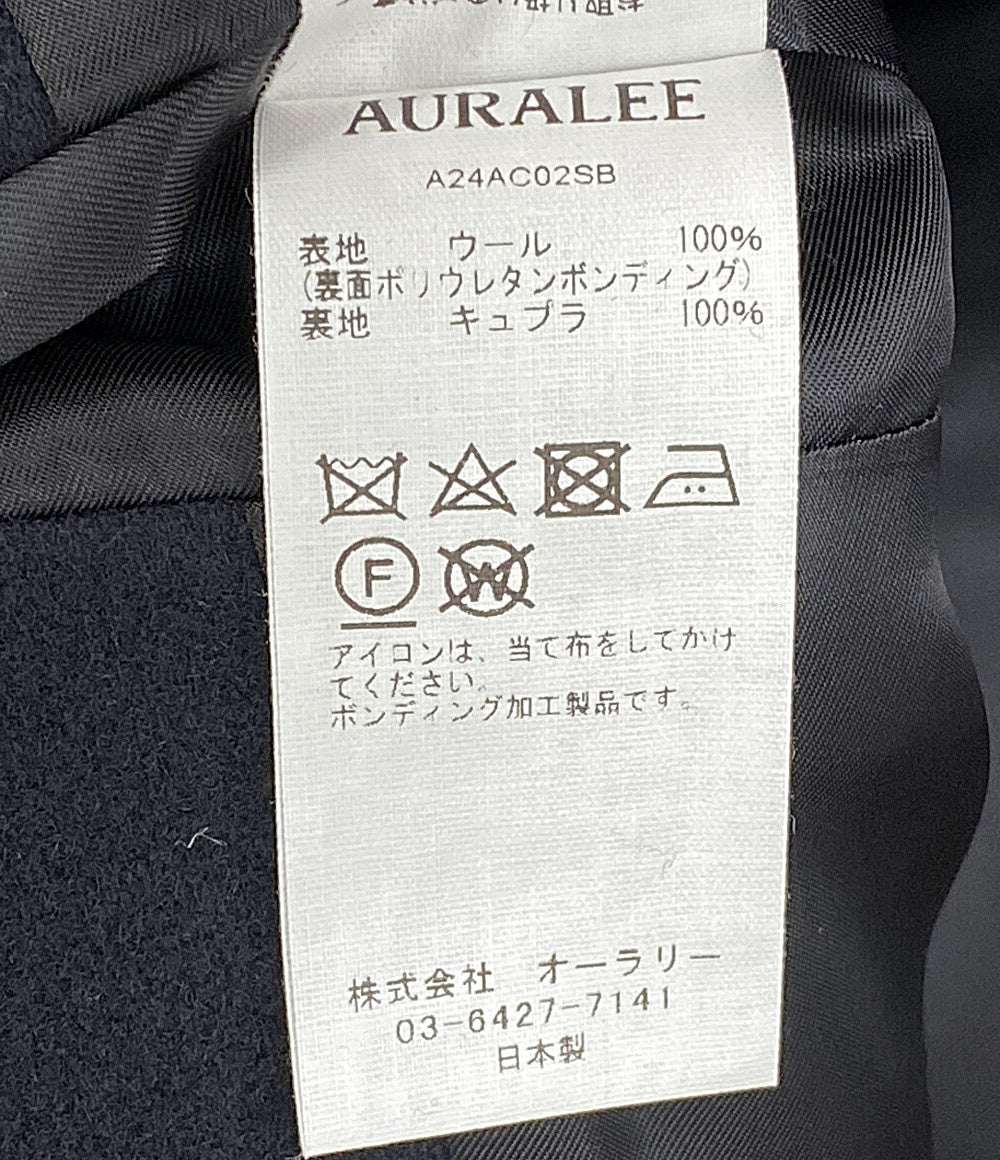 美品 AURALEE ピーコート A24AC02SB メンズ SIZE 4 オーラリー