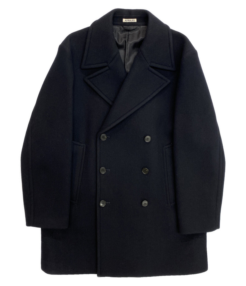 美品 AURALEE ピーコート A24AC02SB メンズ SIZE 4 オーラリー
