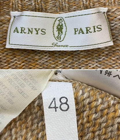 ARNYS アルニス ニット カシミヤ マスタード メンズ SIZE 48