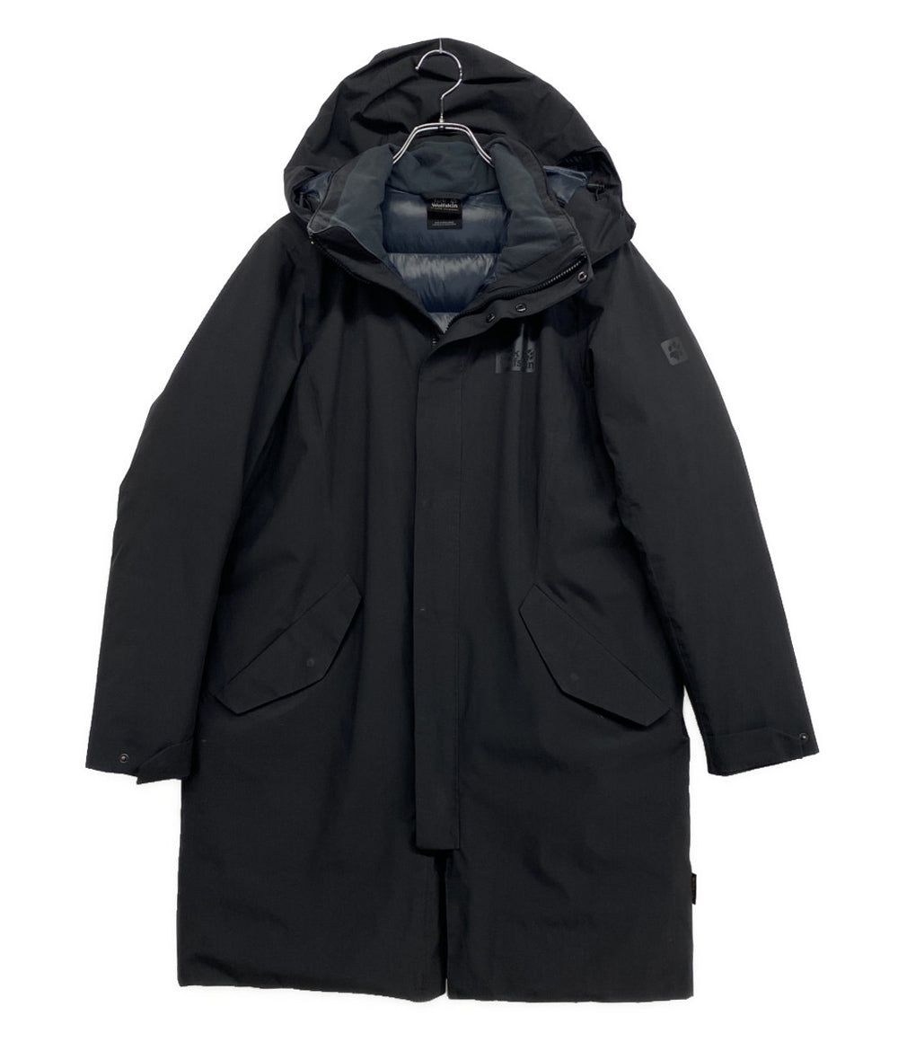 JACK WOLFSKIN ジャックウルフスキン ダウンコート ブラック メンズ SIZE M