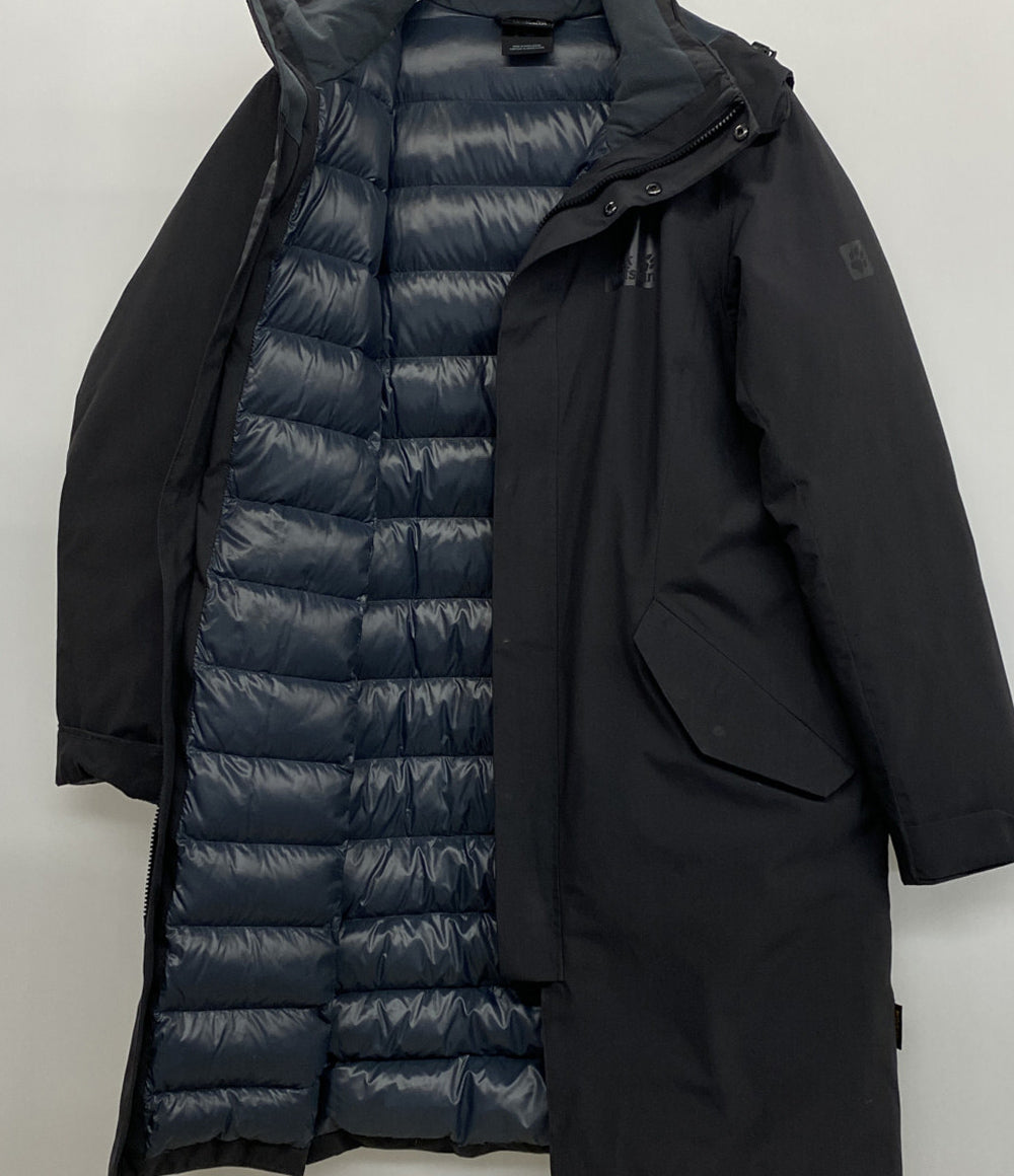 JACK WOLFSKIN ジャックウルフスキン ダウンコート ブラック メンズ SIZE M