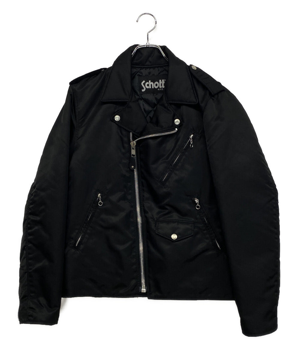 SCHOTT ライダースジャケット 中綿入り 3162018 BLK メンズ SIZE L ショット