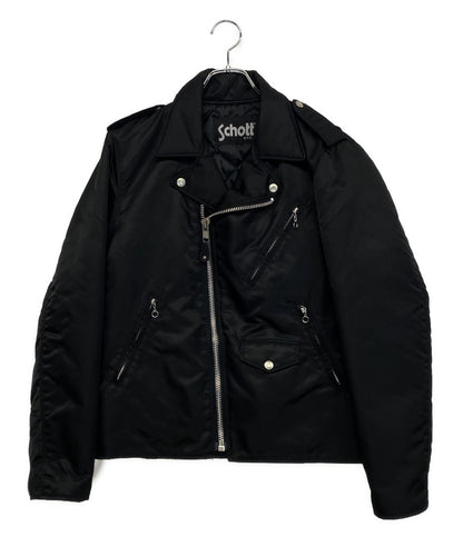 SCHOTT ライダースジャケット 中綿入り 3162018 BLK メンズ SIZE L ショット