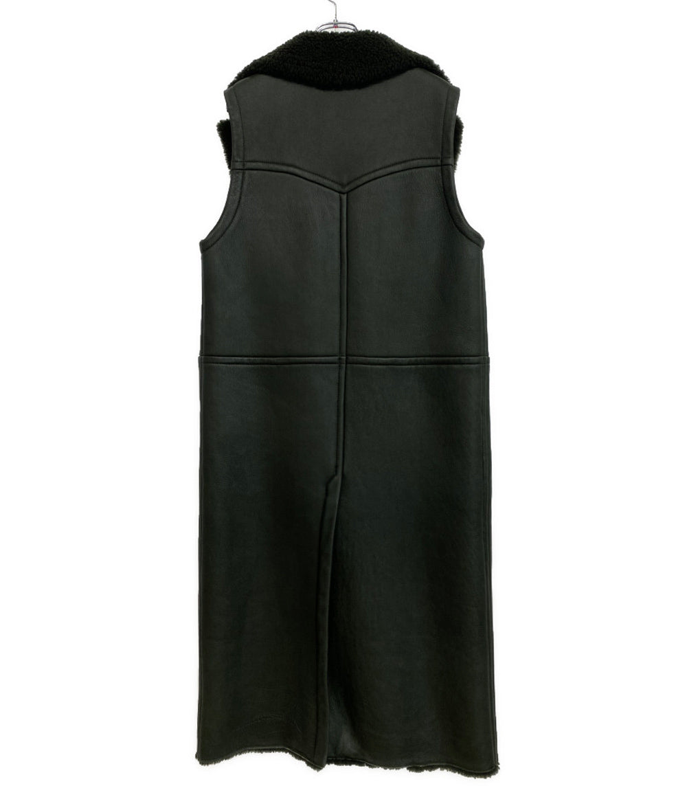 INES&MARECHAL イネスエマレシャル コート ラムレザーロングベスト レディース SIZE 36