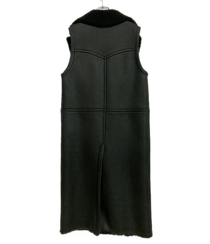 INES&MARECHAL イネスエマレシャル コート ラムレザーロングベスト レディース SIZE 36