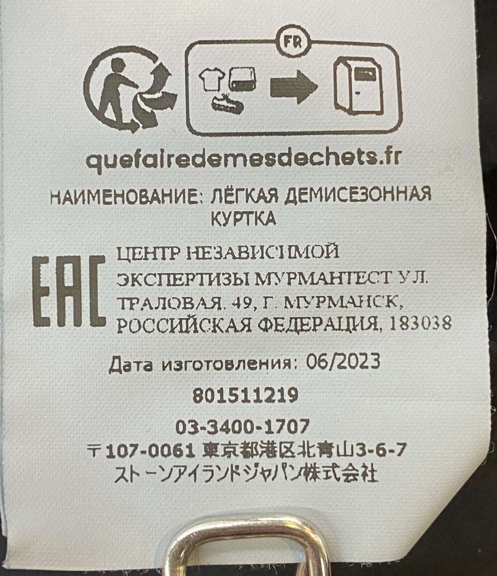 STONE ISLAND ブルゾン 801511219 ブラック メンズ SIZE L ストーンアイランド