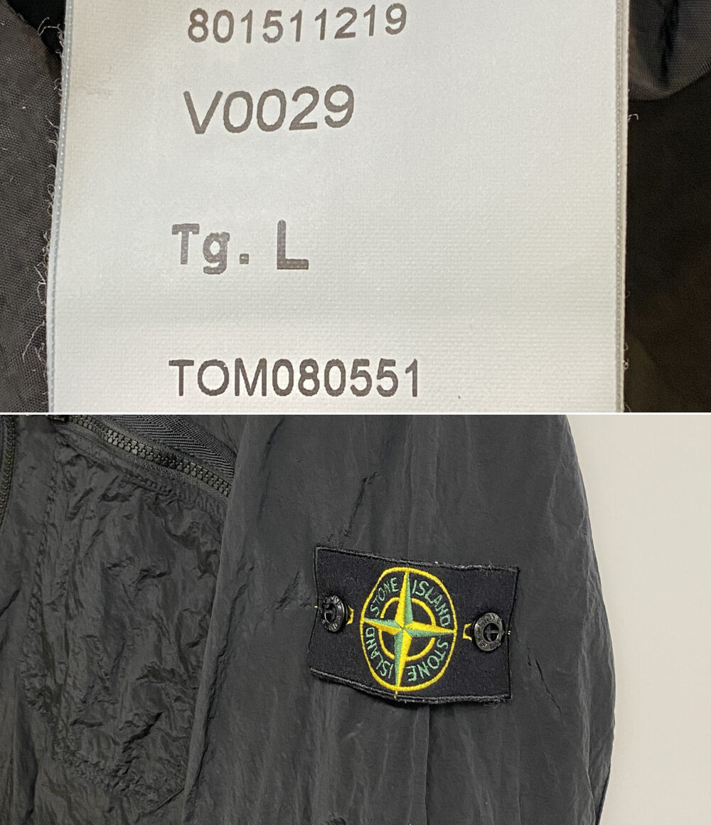 STONE ISLAND ブルゾン 801511219 ブラック メンズ SIZE L ストーンアイランド