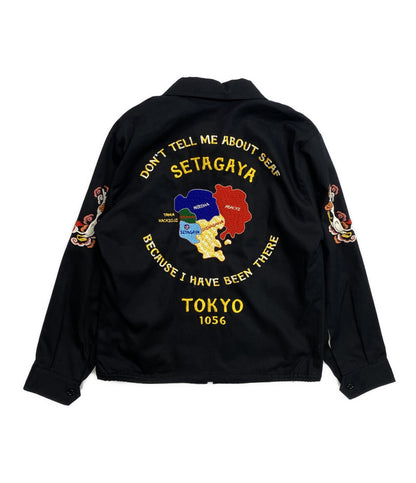 美品 TOYS McCOY × 世田谷BASE トイズマッコイ 刺繍 スーベニアジャケット セタジャン メンズ SIZE M