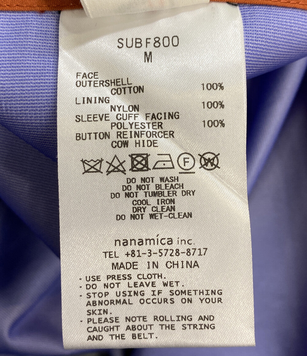 nanamica ゴアテックスステンカラーコート SUBF800 オレンジ メンズ SIZE M ナナミカ