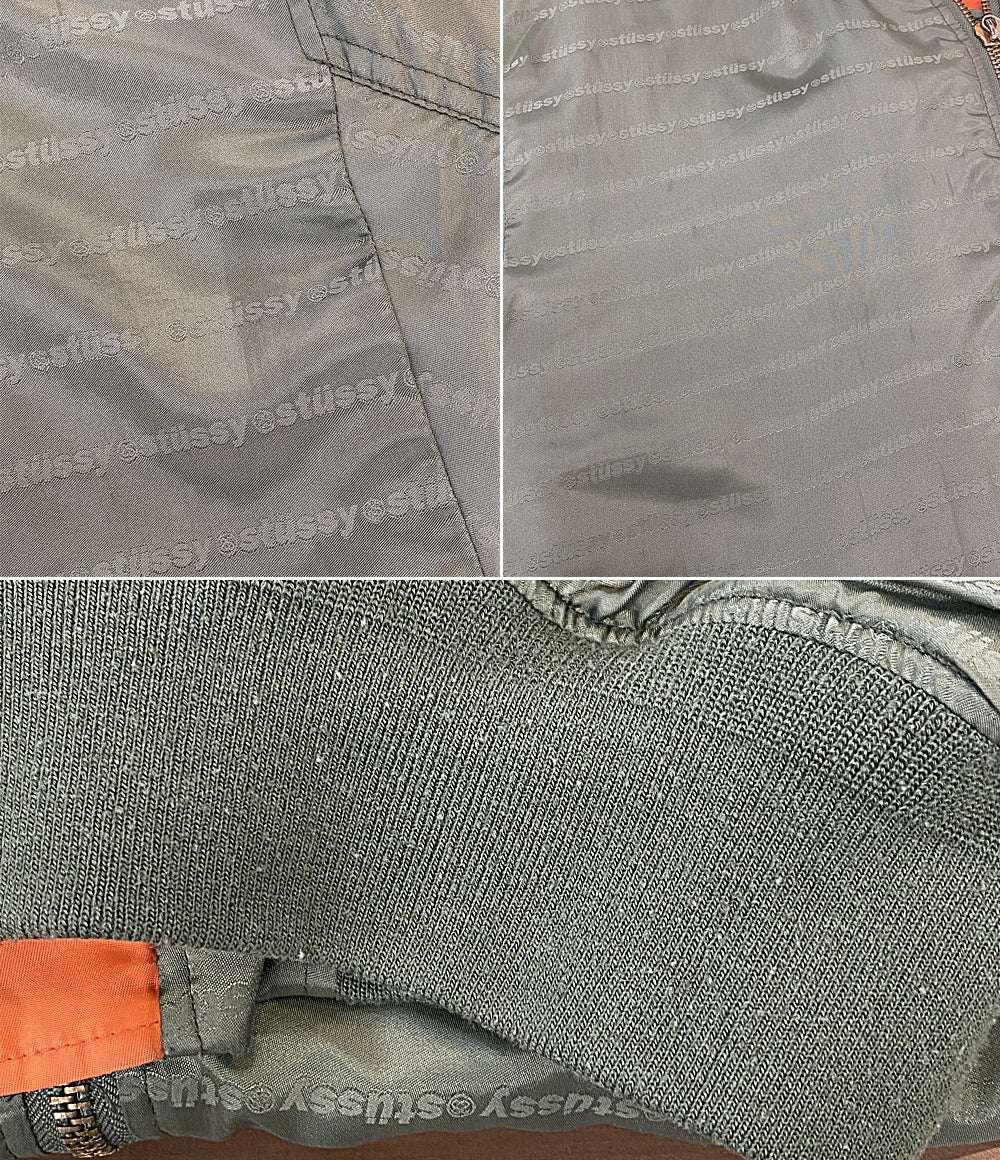 STUSSY ジャケット MA-1 リバーシブル メンズ SIZE M ステューシー