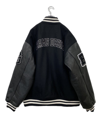 美品 BEAMS DESIGN ビームスデザイン グーグルプレイ バーシティジャケット スタジャン メンズ SIZE XL
