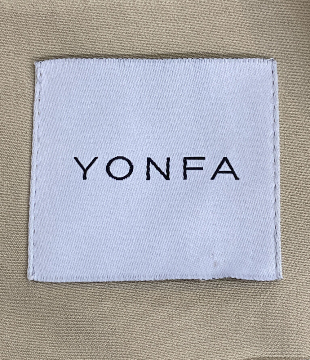 YONFA ヨンファ ジレセットショートコート ベージュ 01-21-00 レディース SIZE M
