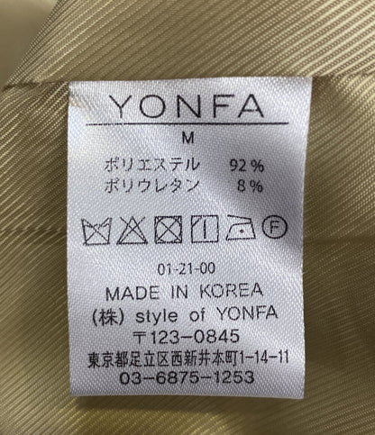YONFA ヨンファ ジレセットショートコート ベージュ 01-21-00 レディース SIZE M