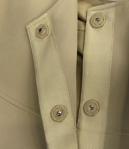 YONFA ヨンファ ジレセットショートコート ベージュ 01-21-00 レディース SIZE M