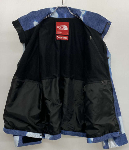 THE NORTH FACE × Supreme シュプリーム ジャケット Bleached Denim Print Mountain Jacket メンズ SIZE L ザノースフェイス