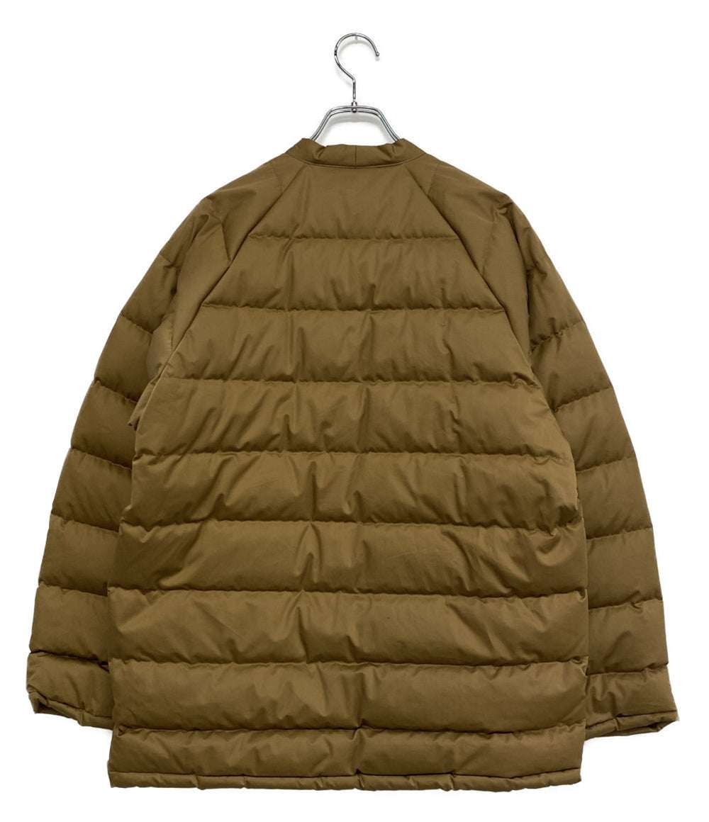 NANGA ナンガ ノーカラーダウンジャケット メンズ SIZE F