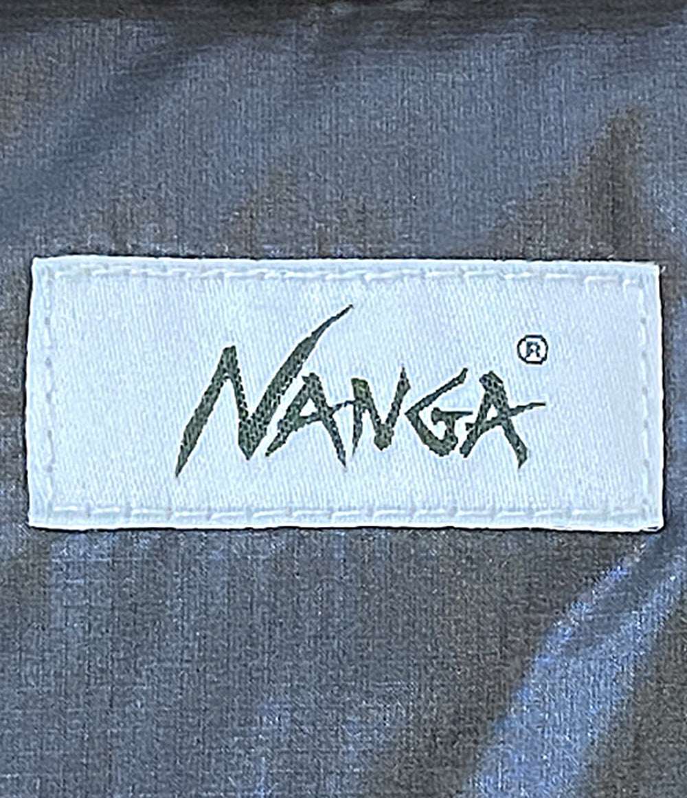 NANGA ナンガ ノーカラーダウンジャケット メンズ SIZE F