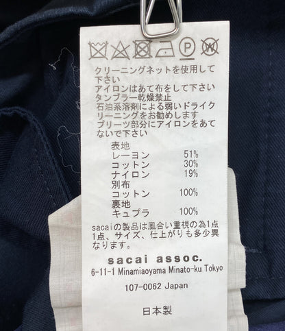 sacai パンツ NVY 17-03369 レディース SIZE 2 サカイ