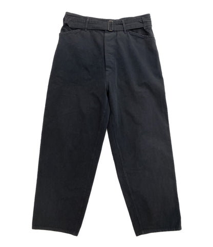 COMOLI カーゴパンツ 製品染めベルテッドパンツ ネイビー W03-03014 メンズ SIZE 2 コモリ