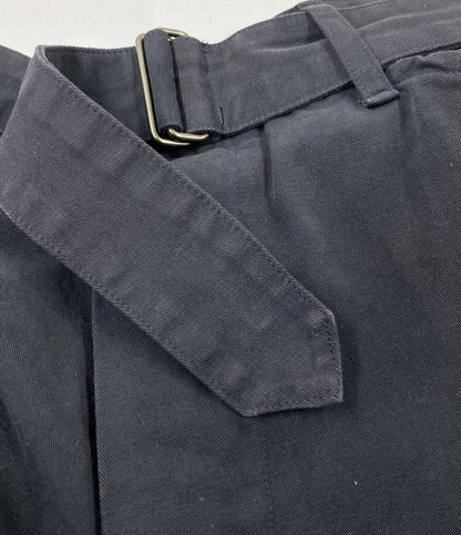COMOLI カーゴパンツ 製品染めベルテッドパンツ ネイビー W03-03014 メンズ SIZE 2 コモリ