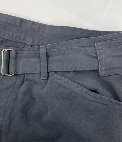 COMOLI カーゴパンツ 製品染めベルテッドパンツ ネイビー W03-03014 メンズ SIZE 2 コモリ