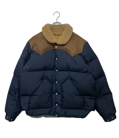 Rocky Mountain Featherbed ダウンジャケット ネイビー メンズ SIZE 46 ロッキーマウンテンフェザーベッド