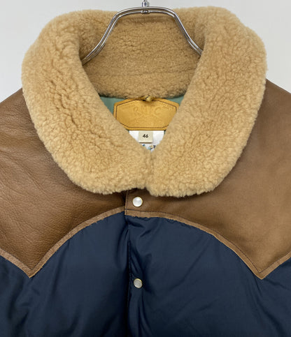 Rocky Mountain Featherbed ダウンジャケット ネイビー メンズ SIZE 46 ロッキーマウンテンフェザーベッド