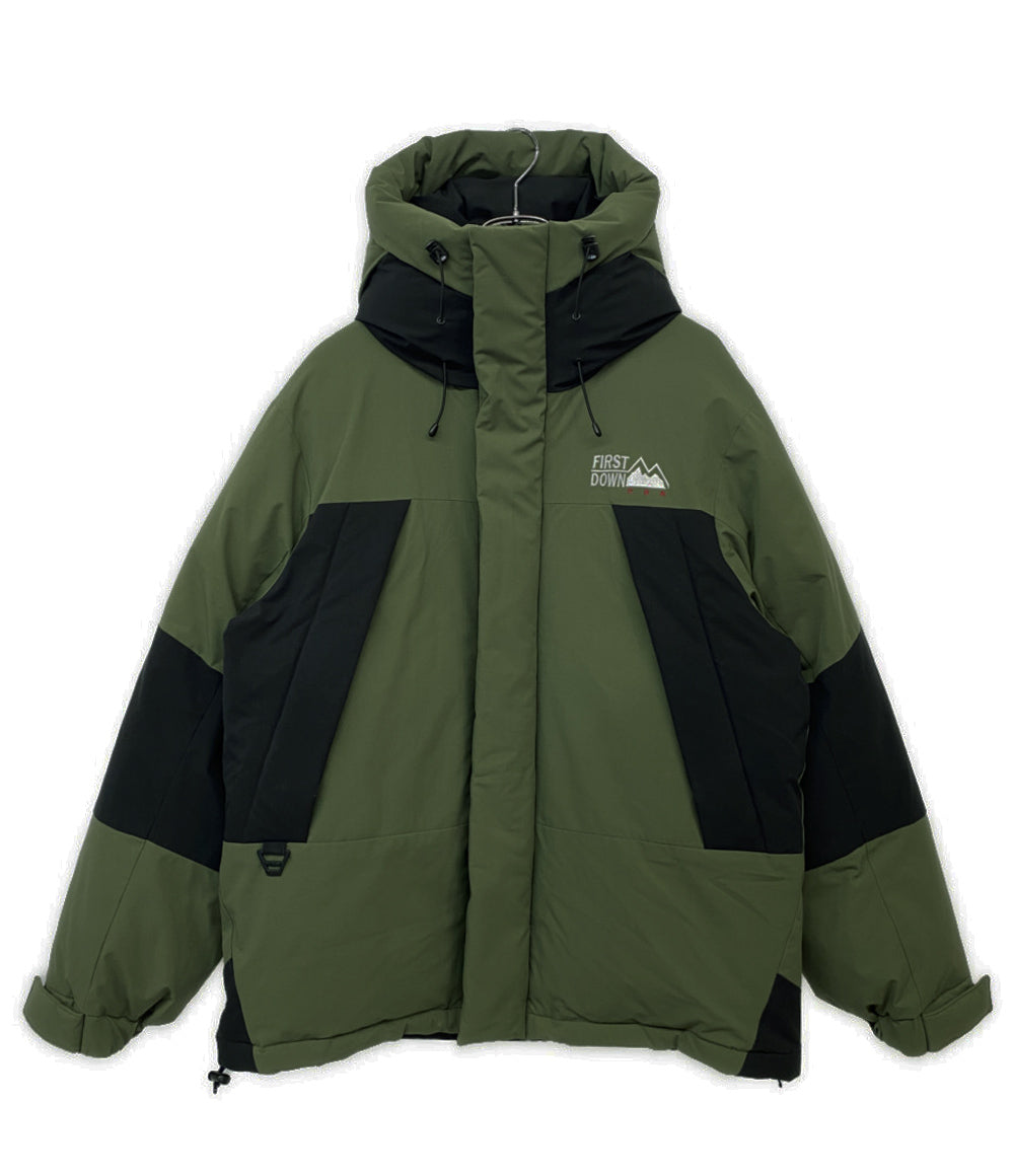 First Down ファーストダウン ダウンジャケット パネルダウンジャケット 213-1521 メンズ SIZE M