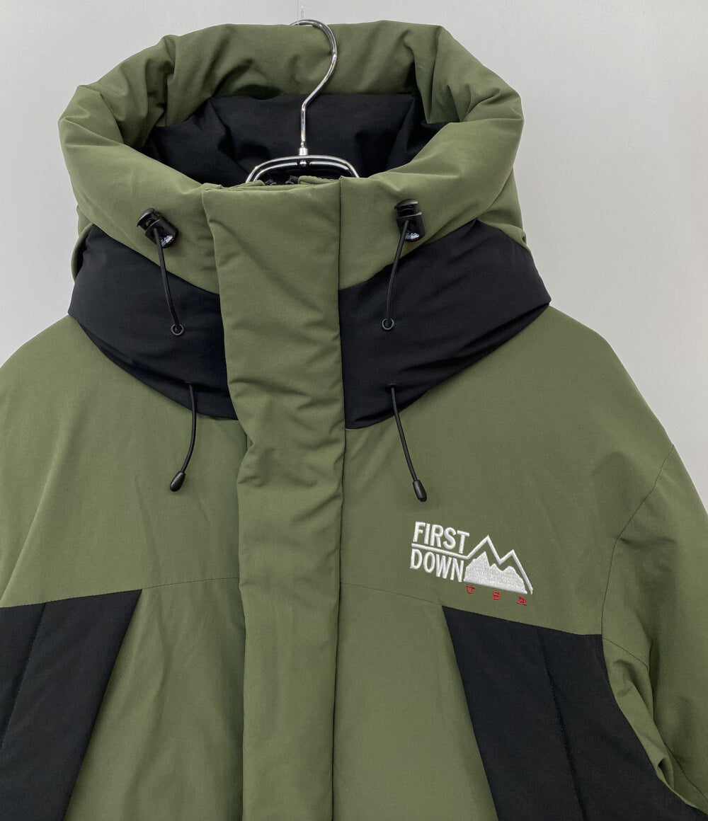 First Down ファーストダウン ダウンジャケット パネルダウンジャケット 213-1521 メンズ SIZE M
