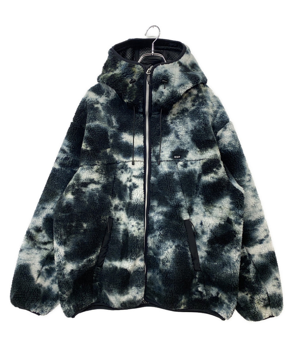 HUF 総柄 ボアジャケット メンズ SIZE L ハフ