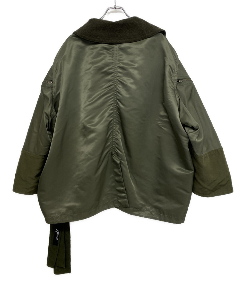 GroundY グラウンド ワイ リバーシブルスリーブジッパーコート GO-C08-809 24AW レディース SIZE 1