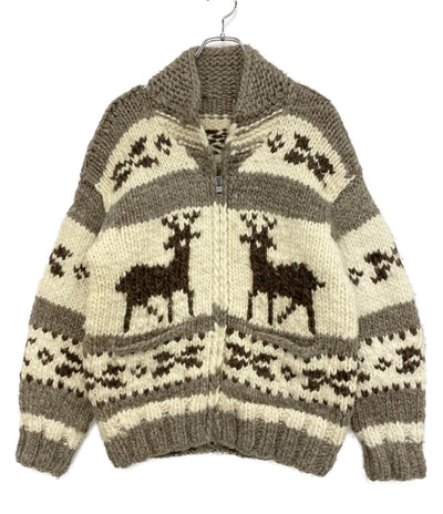 Fler Hook フライヤーフック カウチンセーター トナカイ柄 メンズ SIZE -