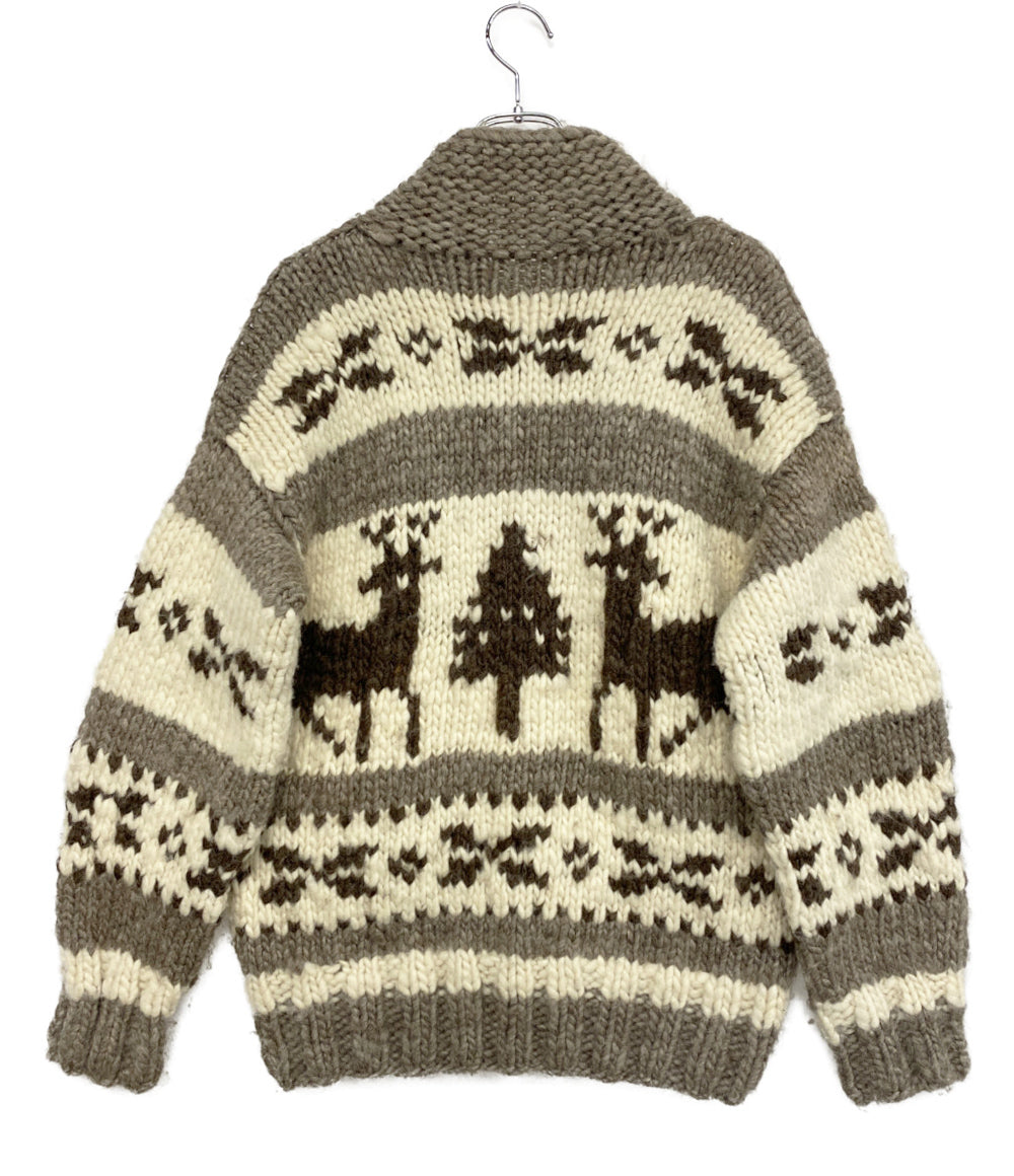 Fler Hook フライヤーフック カウチンセーター トナカイ柄 メンズ SIZE -